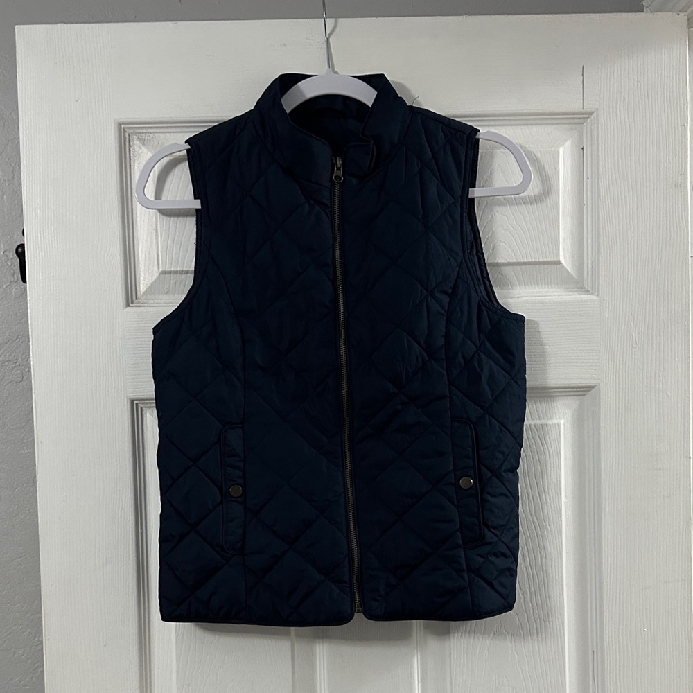 GAP Dark Blue Quilted Vest